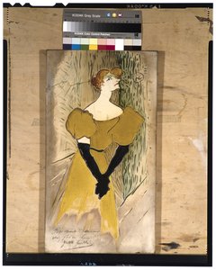 Yvette Guilbert by Henri de Toulouse Lautrec